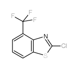 2-氯-4-三氟甲基苯并噻唑结构式