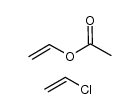 poly(vinyl chloride-co-vinyl acetate) structure