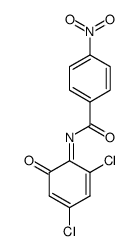 N-(2',4'-dichloro-6'-oxo-2',4'-cyclohexadien-1'-ylidene)-4-nitrobenzamide Structure