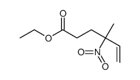 ethyl 4-methyl-4-nitrohex-5-enoate Structure