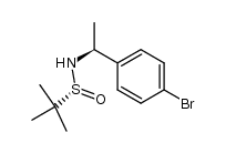 (RS)-N-((S)-1-(4-bromophenyl)ethyl)-2-methylpropane-2-sulfinamide Structure