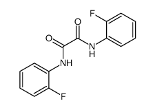 N,N'-bis(2-fluorophenyl)oxamide结构式