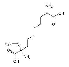 2,9-diamino-2-(aminomethyl)decanedioic acid结构式