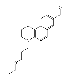 1-(3-ethoxypropyl)-1,2,3,4-tetrahydrobenzo[g]quinoline-7-carbaldehyde Structure