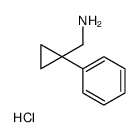 (1-苯基环丙基)甲胺盐酸盐结构式