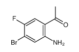 1-(2-氨基-4-溴-5-氟苯基)-乙酮结构式