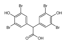 bis(3,5-dibromo-4-hydroxyphenyl)acetic acid结构式