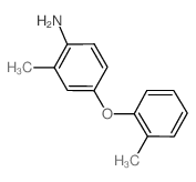 2-Methyl-4-(2-methylphenoxy)aniline结构式