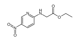 N-(5-nitro-[2]pyridyl)-glycin-ethyl ester Structure