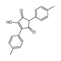 4-hydroxy-2,5-bis(4-p-tolyl)cyclopent-4-ene-1,3-dione结构式