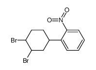 1-(3,4-dibromo-cyclohexyl)-2-nitro-benzene Structure