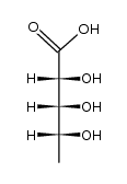 5-deoxy-DL-ribonic acid Structure