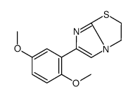 3-(2,5-dimethoxyphenyl)-6-thia-1,4-diazabicyclo[3.3.0]octa-2,4-diene结构式