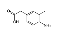(4-amino-2,3-dimethylphenyl)acetic acid Structure
