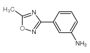 3-(5-甲基-1,2,4-恶二唑-3-基)苯胺结构式