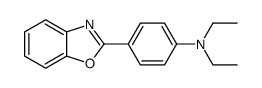 4-(1,3-benzoxazol-2-yl)-N,N-diethylaniline结构式