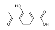4-acetyl-3-hydroxybenzoic acid structure