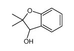 2,2-dimethyl-3H-1-benzofuran-3-ol Structure