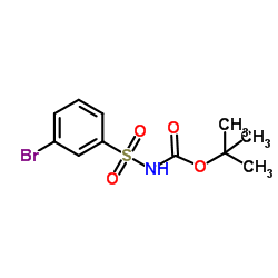 2-Methyl-2-propanyl [(3-bromophenyl)sulfonyl]carbamate图片