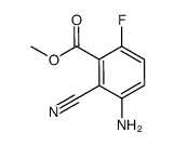 methyl 3-amino-2-cyano-6-fluorobenzoate Structure