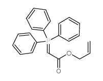 烯丙基氧代羰基亚甲基三苯基正膦结构式