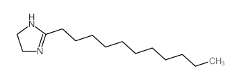 4,5-二氢-2-十一烷基-1H-咪唑结构式