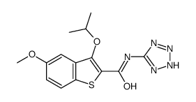 3-ISOPROPOXY-5-METHOXY-N-(1H-TETRAZOL-5-YL)BENZO[B]THIOPHENE-2-CARBOXAMIDE picture