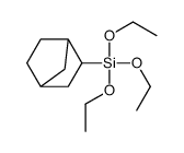 3-bicyclo[2.2.1]heptanyl(triethoxy)silane结构式