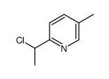 2-(1-chloroethyl)-5-methylpyridine Structure