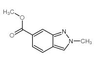 methyl 2-methyl-2H-indazole-6-carboxylate Structure