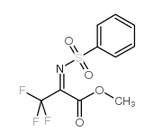 2-[苯磺酰基亚氨基]-3,3,3-三氟丙酸甲酯结构式