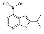 (2-propan-2-yl-1H-pyrrolo[2,3-b]pyridin-4-yl)boronic acid Structure