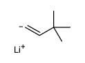 lithium,3,3-dimethylbut-1-ene Structure