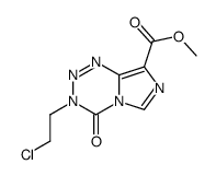 methyl 3-(2-chloroethyl)-4-oxoimidazo[5,1-d][1,2,3,5]tetrazine-8-carboxylate结构式