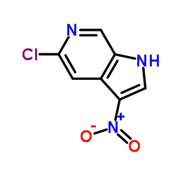 5-Chloro-3-nitro-1H-pyrrolo[2,3-c]pyridine structure