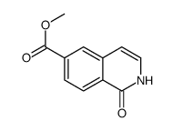 1-氧代-1,2-二氢异喹啉-6-羧酸甲酯结构式