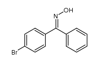 4-bromo-benzophenone-(E)-oxime Structure