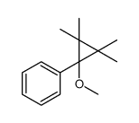 (1-methoxy-2,2,3,3-tetramethylcyclopropyl)benzene结构式