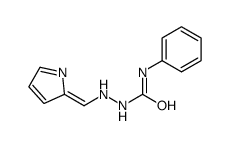 1-phenyl-3-[[(Z)-pyrrol-2-ylidenemethyl]amino]urea Structure