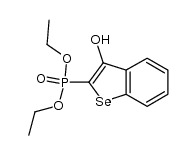 diethyl 3-hydroxybenzo[b]selenophen-2-ylphosphonate结构式