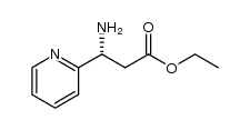 ethyl (R)-3-amino-3-(2-pyridyl)propanoate结构式