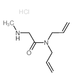 N,N-Diallyl-2-(methylamino)acetamide hydrochloride Structure