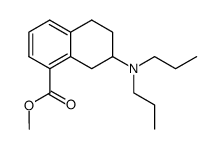 (+/-)-methyl 2-(dipropylamino)tetralin-8-carboxylate结构式
