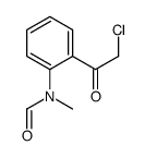 Formamide, N-[2-(chloroacetyl)phenyl]-N-methyl- (9CI)结构式