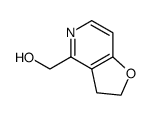 (2,3-二氢呋喃并[3,2-c]吡啶-4-基)甲醇结构式