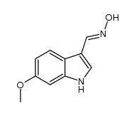 6-methoxyindol-3-oxime结构式
