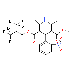 Nisoldipine-d6结构式