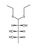 5-deoxy-L-(+)-arabinose-diethylmercaptal Structure