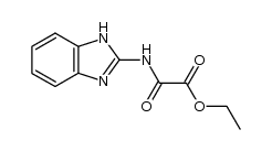 ethyl 2-((1H-benzo[d]imidazol-2-yl)amino)-2-oxoacetate结构式