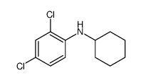 N-环己基-2,4-二氯苯胺结构式